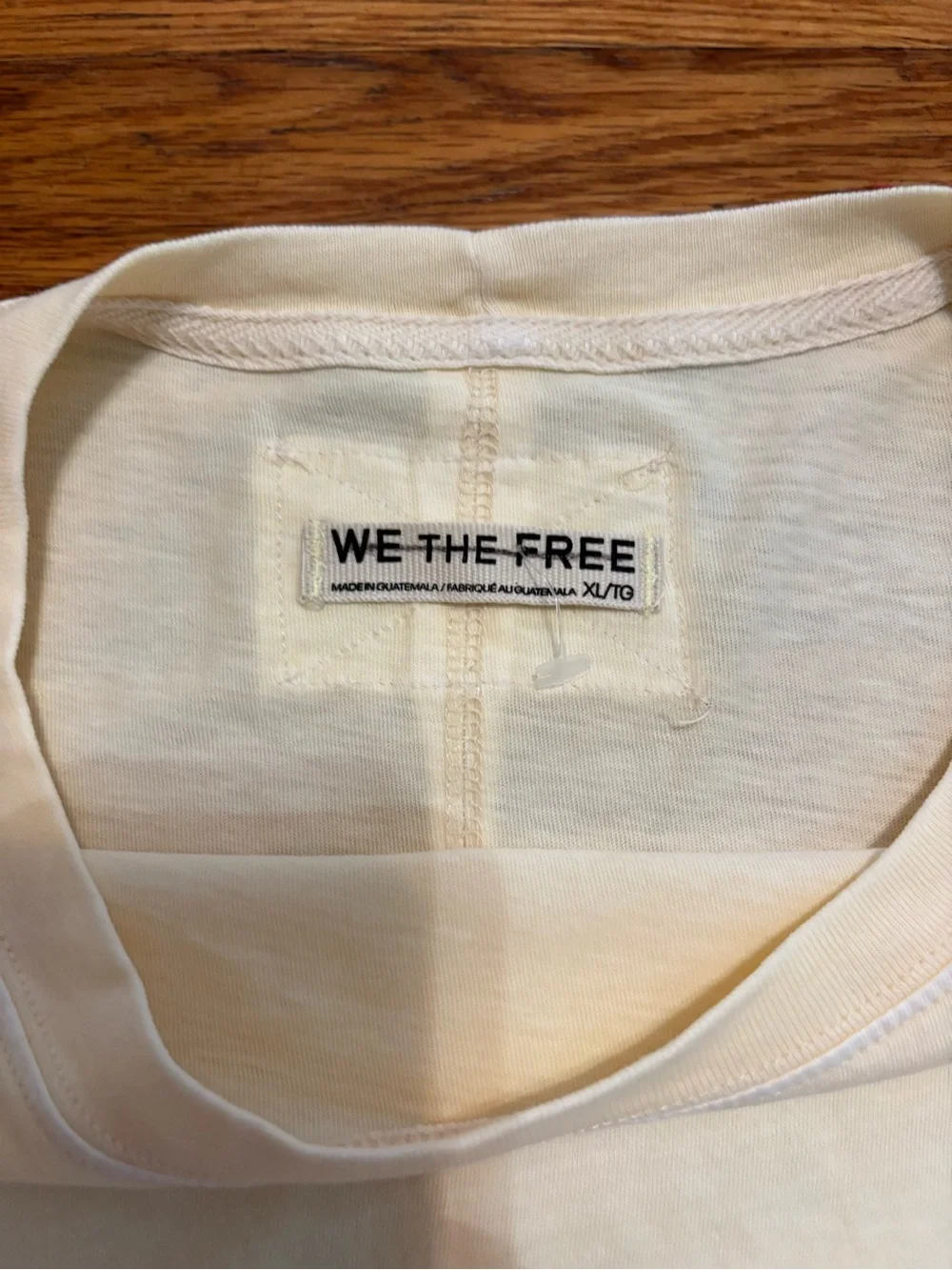 Free People We The Free Perfect Oversized Tee XL Perfect Flan NWOT